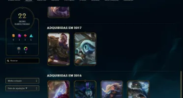 League Of Legends Conta Mestre mmr alto