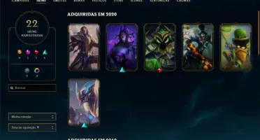 League Of Legends Conta Mestre mmr alto