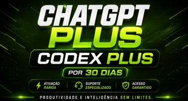 CHATGPT CODEX PLUS / CHAT GPT PLUS COM NUMERO VERIFICADO