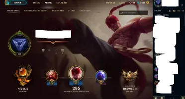 Conta com 76 champions e skins!