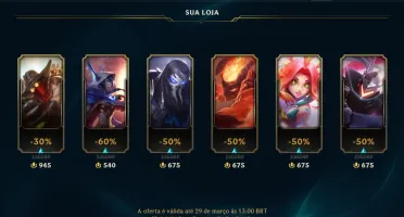 CONTA LOL MMR DIAMANTE NV204 QUASE TODOS OS CHAMPS 117 SKINS