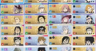 Conta Black Clover Mobile End Game Julios/Noelle 5* Global
