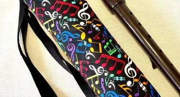 Capa para Flauta Soprano com Inicial Personalizada