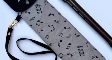 Capa para Flauta Soprano com Inicial Personalizada