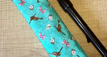 Capa para Flauta Soprano com Inicial Personalizada