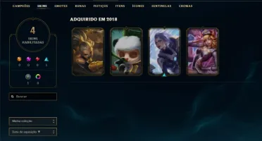Conta level 33, Prata IV, 21 Campeões