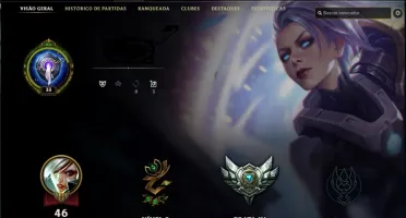 Conta level 33, Prata IV, 21 Campeões