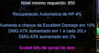 Conta Level 1596 Real Mu