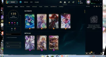 Conta LoL Nível 198 com Kaisa, Teemo e Soraka Prestígio