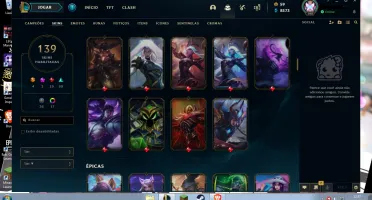 Conta LoL Nível 198 com Kaisa, Teemo e Soraka Prestígio