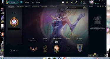 Conta LoL Nível 198 com Kaisa, Teemo e Soraka Prestígio
