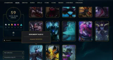 Conta lol elise vitoriosa + kayle juiza
