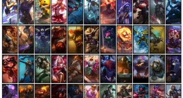 Conta bronze 3 com TODOS os champs e 371 Skins + 2 Prestigio