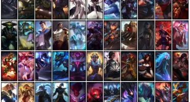 Conta bronze 3 com TODOS os champs e 371 Skins + 2 Prestigio