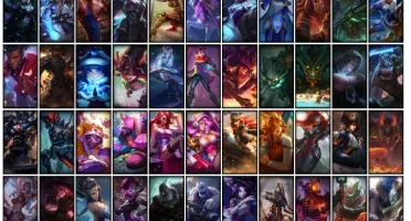 Conta bronze 3 com TODOS os champs e 371 Skins + 2 Prestigio