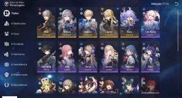 Luchoa, Bronya, Bailu, Gepard, C. Welt + 12.6k jades- Honkai