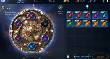 Contas lvl 48 e 47