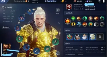 Contas lvl 48 e 47