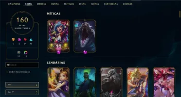CONTA LOL DESDE A SEASON 3 - DIAMANTE 3 lvl 285