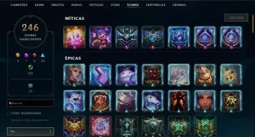 CONTA LOL DESDE A SEASON 3 - DIAMANTE 3 lvl 285