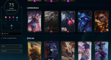 CONTA LOL - LVL 171 - 98 Champions - 73 Skins - FULL ACESSO