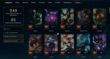 CONTA LOL - LVL 171 - 98 Champions - 73 Skins - FULL ACESSO