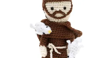 São Francisco de Assis em Amigurumi