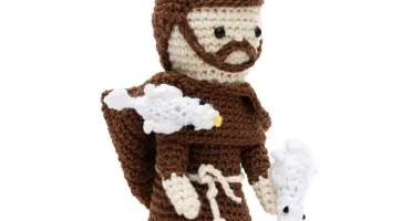 São Francisco de Assis em Amigurumi