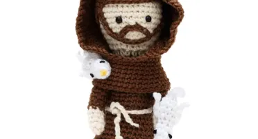 São Francisco de Assis em Amigurumi