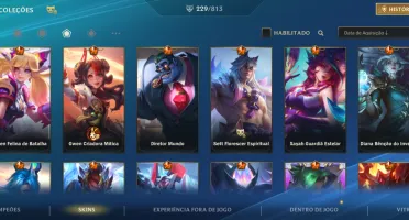 Conta wild rift no preço pra vender rápido, várias skins