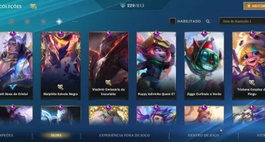 Conta wild rift no preço pra vender rápido, várias skins
