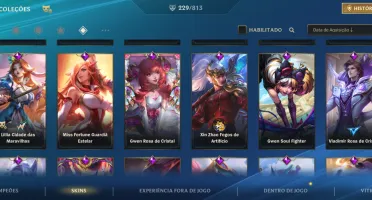 Conta wild rift no preço pra vender rápido, várias skins