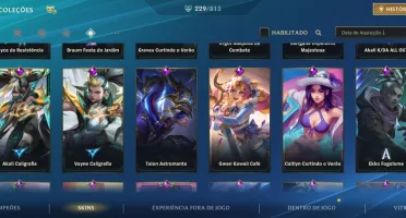 Conta wild rift no preço pra vender rápido, várias skins