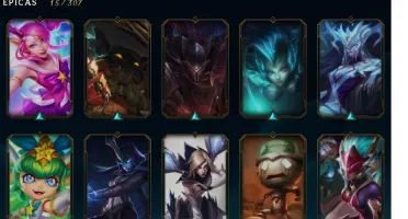 Conta League of Legends - Season V - Lvl 195 - Platina III