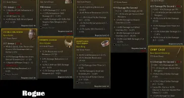 Diablo 4 - Equipamentos diversos