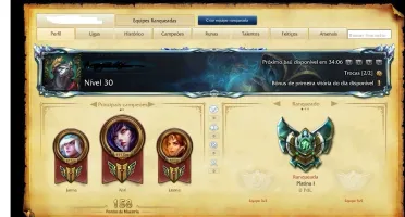VENDO CONTA LEAGUE OF LEGENDS