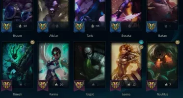 Conta lol Gold IV Main sup