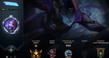 Conta lol Gold IV Main sup