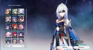 Honkai Star Rail- jingliu+Bronya+Huohuo+Himeko(com seu cone)