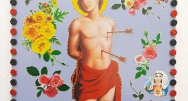 Quadrinho de Azulejo "São Sebastião"