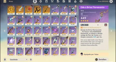 Conta Genshin ,Hutao 5k atak ,12 personagens 5* , 5 armas 5*