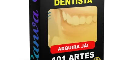 Pack Canva Dentista Vol 1 - 101 Artes Editáveis
