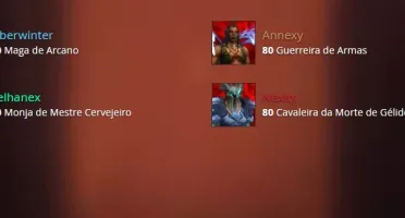 Conta World of Warcraft.