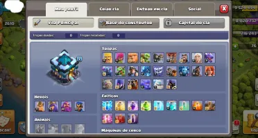 Conta clash of clans cv13