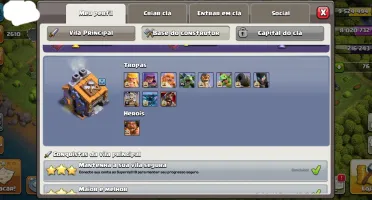 Conta clash of clans cv13