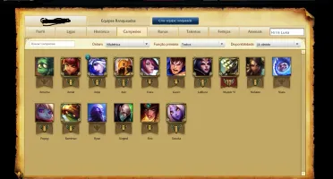 Conta lvl 30 MD10 com 1 vitória/16 campeões/1 skin