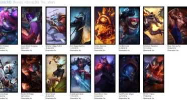 CONTA COM 93 CHAMPS, 18 SKINS