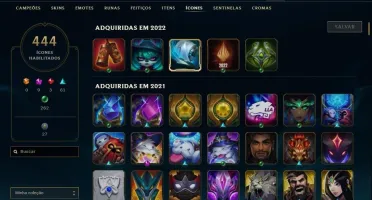 Conta De Lol - Todos Os Campeões - 600 Skins +