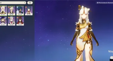 CONTA GENSHIN RANK 29 COM 9 PERSONAGENS 4* + BENÇÃO + PASSE