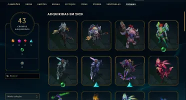 Conta lol 400+ skins